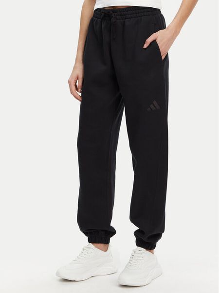 Adidas Spodnie dresowe ALL SZN Fleece IW1024 Czarny Loose Fit. Czarne spodnie dresowe damskie Adidas, s, bez wzorów, z bawełny. Za 179.99 zł.