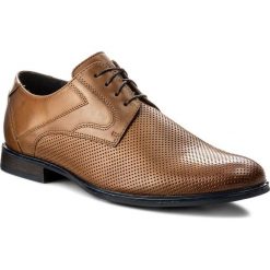 Półbuty LASOCKI FOR MEN MB01-ELAN-02. Brązowe półbuty męskie Lasocki For Men, ze skóry, bez zapięcia. Za 179.99 zł.