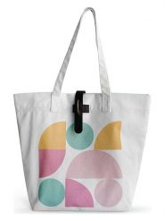 IRIS Torba "California" w kolorze białym ze wzorem - 45,5 x 37 x 15,5 cm rozmiar: onesize. Białe torebki klasyczne damskie IRIS, bez wzorów, z bawełny, bez dodatków. Za 52.17 zł.