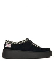 Clarks Półbuty Torview W 26184945 Czarny. Czarne półbuty damskie Clarks, bez wzorów, ze skóry, bez obcasa, na płaskiej podeszwie. Za 659.99 zł.