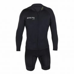 Kurtka neoprenowa WILD Superstretch 3 mm. Czarne kurtki damskie AGAMA, xl, bez wzorów, z materiału, bez kaptura. Za 295.51 zł.