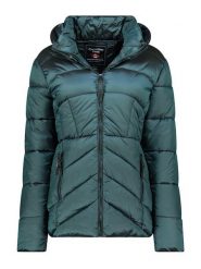 Canadian Peak Kurtka pikowana "Blancheak" w kolorze zielonym rozmiar: 3XL. Zielone kurtki damskie Canadian Peak, xl, bez wzorów, z puchu, bez kaptura. Za 196.24 zł.