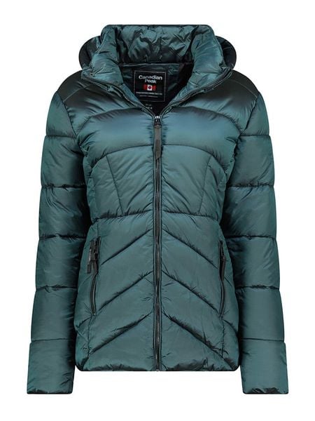 Canadian Peak Kurtka pikowana "Blancheak" w kolorze zielonym rozmiar: 3XL. Zielone kurtki damskie Canadian Peak, xl, bez wzorów, z puchu, bez kaptura. Za 196.24 zł.