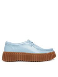Clarks Półbuty Torhill Bee 26186669 Błękitny. Niebieskie półbuty damskie Clarks, bez wzorów, ze skóry, bez obcasa, na płaskiej podeszwie. Za 519.99 zł.