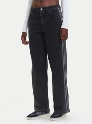 Adidas Jeansy adicolor Denim 3-Stripes JD3109 Czarny Loose Fit. Czarne jeansy damskie Adidas. Za 349.99 zł.