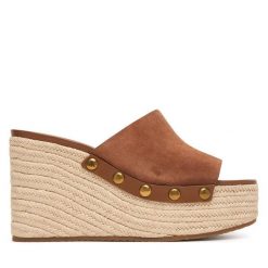 Espadryle MICHAEL Michael Kors. Brązowe espadryle damskie MICHAEL Michael Kors, bez wzorów, bez obcasa. Za 739.99 zł.