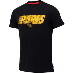 Koszulka męska PSG 'paris'. Czarne t-shirty sportowe męskie PSG, m, z bawełny, bez ramiączek, do piłki nożnej. Za 129.99 zł.