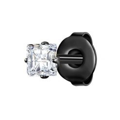 True Rebels Kolczyki Stal nierdzewna Czarny Biżuteria męska 1 ct Męskie. Czarna biżuteria dla mężczyzn True Rebels, z cyrkonią, ze stali. Za 119.99 zł.