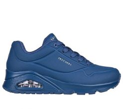 Sneakersy damskie Skechers Uno-Stand On Air buty sportowe niebieskie (73690-BLU). Niebieskie buty sportowe na co dzień damskie Skechers, bez wzorów, z gumy, trekkingowe. Za 289.00 zł.