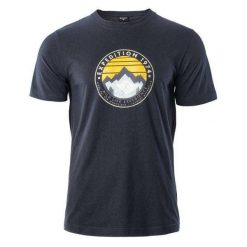 T-shirt Męski Zergo. Czarne t-shirty męskie Hi-tec, l, bez wzorów, z bawełny, bez kołnierzyka. Za 74.99 zł.