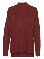 Vero Moda Sweter w kolorze bordowym rozmiar: L. Czerwone golfy damskie Vero Moda, l, bez wzorów, bez ramiączek. Za 92.42 zł.