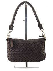 Amara Skórzana torebka "Boris" w kolorze brązowym - 24 x 16 x 7 cm rozmiar: onesize. Brązowe torebki klasyczne damskie Amara, bez wzorów, z materiału, bez dodatków. Za 321.97 zł.