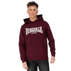 Bluza z kapturem Lonsdale Wolterton. Białe bluzy sportowe męskie Lonsdale, m, z dresówki. Za 248.00 zł.