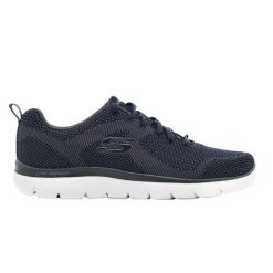 BUTY męskie SKECHERS BRISBANE granatowe 232057-NVY sportowe 48,5. Niebieskie buty sportowe na co dzień męskie Skechers, bez zapięcia. Za 255.00 zł.