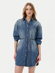 JOOP! Jeans Sukienka jeansowa Nele 30046673 Niebieski Regular Fit. Niebieskie sukienki damskie Joop! Jeans, m, bez wzorów, z bawełny, bez kołnierzyka, bez ramiączek. Za 519.99 zł.