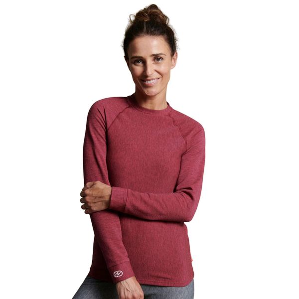 T-shirt z długim rękawem thermolactyl 3 dla kobiet Damart Comfort. Czerwone t-shirty damskie DAMART, bez wzorów, bez kołnierzyka. Za 204.50 zł.