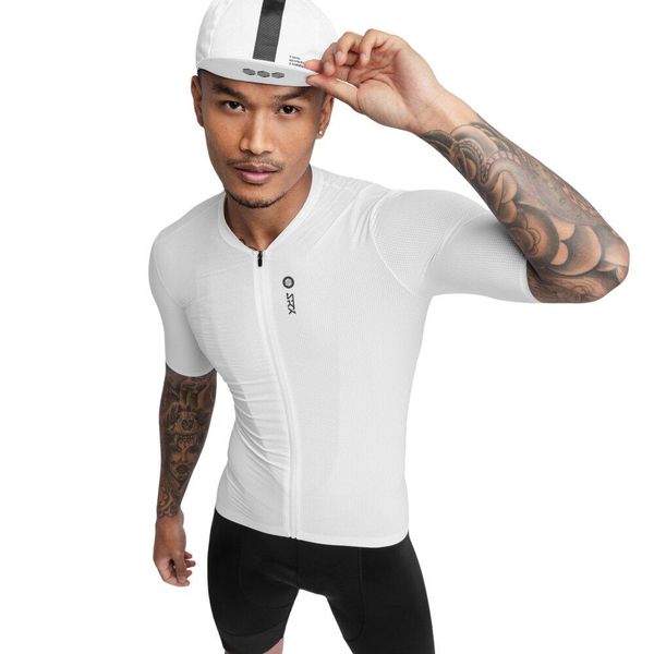 Koszulka rowerowa męska SRX II Manila ultralekka. Białe t-shirty sportowe męskie SIROKO, m, z materiału, bez ramiączek, rowerowe. Za 296.00 zł.