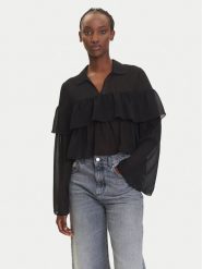 ONLY Bluzka Suzzi 15360661 Czarny Regular Fit. Czarne bluzki damskie Only, xl, bez wzorów, z syntetyku, bez ramiączek. Za 119.99 zł.