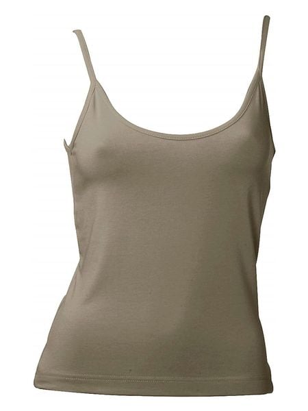 Heine Top w kolorze oliwkowym rozmiar: 42. Brązowe topy damskie Heine, bez wzorów, bez kołnierzyka. Za 37.03 zł.