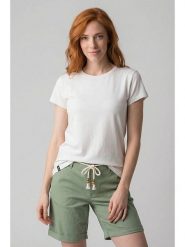 Alife and kickin Koszulka "Theres" w kolorze białym rozmiar: L. Białe bluzki damskie Alife and Kickin, l, bez wzorów, bez kołnierzyka, bez ramiączek. Za 60.99 zł.