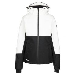 Dlx Jaclyn - Damska kurtka narciarska Dlx White. Białe kurtki damskie DLX, bez wzorów, z puchu, bez kaptura. Za 651.99 zł.