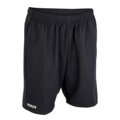 Spodenki do hokeja na trawie męskie Korok FH500. Czarne szorty męskie KOROK, bez wzorów, z elastanu, sportowe. Za 99.99 zł.