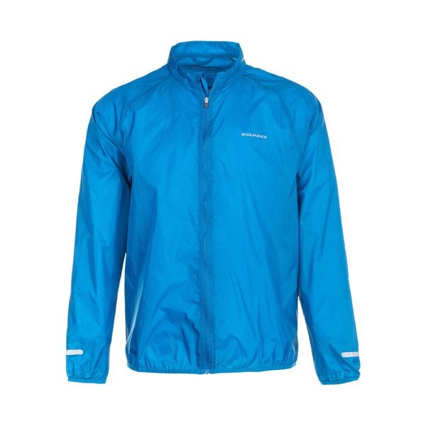 Kurtka rowerowa męska Endurance Imile. Niebieskie kurtki męskie Endurance, m, bez wzorów, z materiału, klasyczne, bez kaptura. Za 199.99 zł.