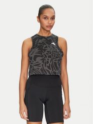 Adidas Koszulka techniczna Train Essentials Allover Print Workout JE6153 Czarny Regular Fit. Czarne bluzki sportowe damskie Adidas, l, bez wzorów, z syntetyku, bez ramiączek. Za 89.99 zł.