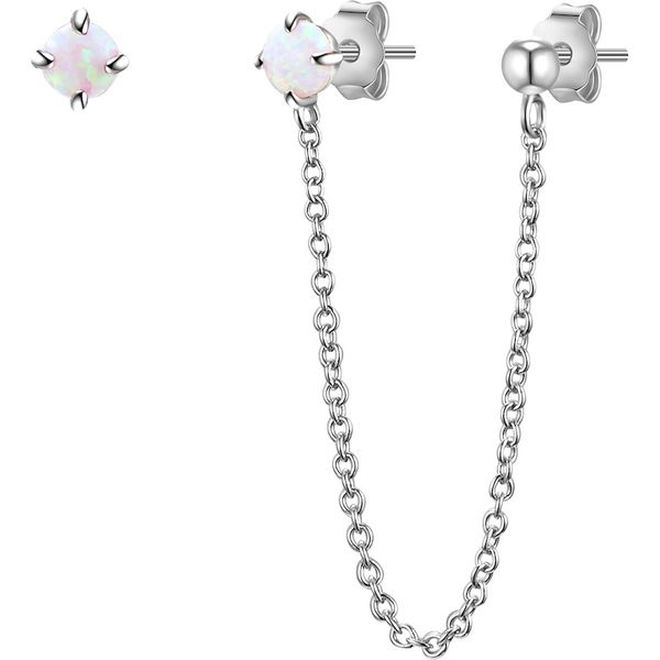 Glanzstücke München Srebrne kolczyki sztyfty srebro wysokiej próby Opal (synt.) srebrny Kolczyki 1 ct Damski. Szare kolczyki damskie Glanzstücke München, z opalem, srebrne, na sztyftcie. Za 199.99 zł.