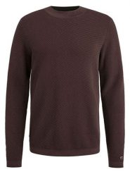 CAST IRON Sweter w kolorze brązowym rozmiar: 3XL. Brązowe swetry męskie CAST IRON, s, bez wzorów, bez kołnierzyka. Za 204.96 zł.