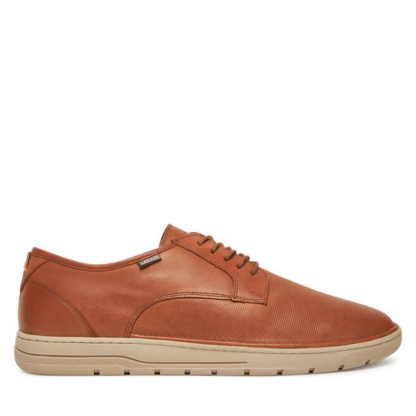 Półbuty Lasocki. Brązowe półbuty męskie Lasocki, bez zapięcia. Za 249.99 zł.