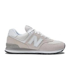 Trampki Męskie Zamsz 574. Brązowe trampki i tenisówki męskie New Balance, bez wzorów, z gumy, bez zapięcia. Za 769.99 zł.