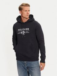 Tommy Hilfiger Bluza MW0MW35527 Granatowy Regular Fit. Niebieskie bluzy bez kaptura męskie Tommy Hilfiger, m, z bawełny. Za 559.99 zł.