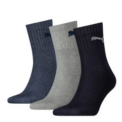 Puma Skarpety Short Crew 3-Pak 90611058. Niebieskie skarpetki męskie Puma, bez wzorów, z bawełny. Za 80.10 zł.