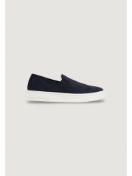 Armani Exchange Półbuty XM002633 AF16411 ZB004 Granatowy. Niebieskie półbuty męskie Armani Exchange, ze skóry, bez zapięcia. Za 759.99 zł.