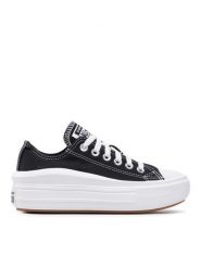 Converse Trampki Ctas Move Ox 570256C Czarny. Czarne trampki i tenisówki damskie Converse, bez wzorów, z materiału. Za 339.99 zł.