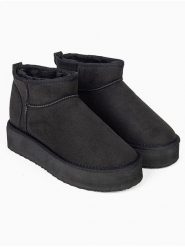 ISLAND BOOT Botki "Miley" w kolorze czarnym rozmiar: 41. Czarne botki damskie Island Boot, bez obcasa, bez zapięcia. Za 144.92 zł.