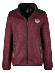 Geographical Norway Kurtka polarowa "Tango" w kolorze bordowym rozmiar: XL. Czerwone kurtki damskie Geographical Norway, xl, bez wzorów, z polaru, bez kaptura. Za 153.71 zł.
