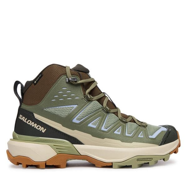 Trekkingi Salomon. Zielone obuwie trekkingowe damskie Salomon. Za 729.99 zł.