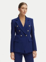 Maryley Marynarka 26EB139/43FR Granatowy Regular Fit. Niebieskie marynarki i żakiety damskie Maryley, xl, bez wzorów, z syntetyku. Za 579.99 zł.