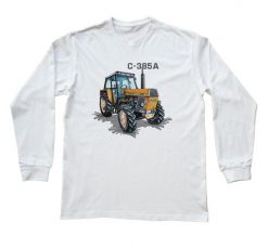 Ursus C-385A — bluzka z długim rękawem (Rozmiar: 3XL (dorosła); Kolor koszulki: biały; Rodzaj nadruku: Ursus C-385A). Białe bluzki damskie nikiniki, m, bez wzorów, z bawełny, bez kołnierzyka. Za 89.00 zł.