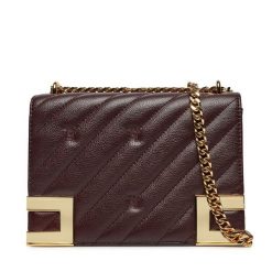 Torebka Elisabetta Franchi. Czerwone torebki klasyczne damskie Elisabetta Franchi, bez wzorów, wizytowe, bez kołnierzyka, bez ramiączek. Za 1,399.00 zł.