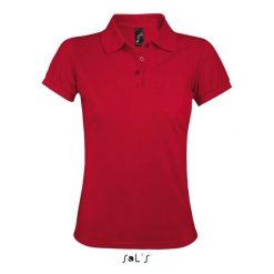 Damska koszulka polo Sol's Prime. Czerwone bluzki damskie SOL'S, s, bez wzorów, eleganckie, bez kołnierzyka, bez ramiączek. Za 137.50 zł.