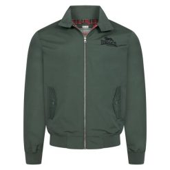 Kurtka Lonsdale Classic. Czarne kurtki męskie Lonsdale, bez wzorów, z puchu, sportowe, bez kaptura. Za 378.00 zł.