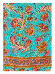 Aller Simplement Szal w kolorze turkusowo-pomarańczowym - 180 x 50 cm rozmiar: 180x50 cm. Brązowe szaliki i kominy damskie Aller Simplement, bez wzorów, z materiału. Za 17.99 zł.