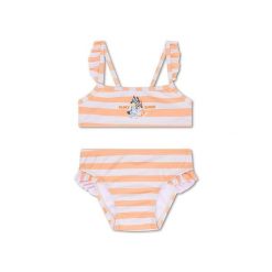 Bikini Swim Essentials x Bluey dół pomarańczowy UPF50+. Brązowe bikini damskie SWIM ESSENTIALS, bez wzorów, moda ciążowa. Za 200.99 zł.
