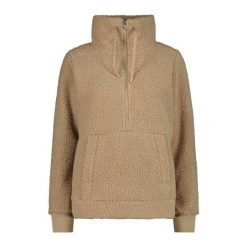 Kobieca bluza półzipowana CMP. Brązowe bluzy bez kaptura damskie CMP. Za 347.00 zł.