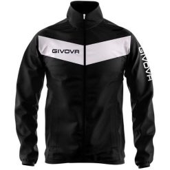 Kurtka sportowa Givova Rain Nero-bianco Czarna 2xl. Białe kurtki treningowe męskie Givova, uniwersalny, bez wzorów, na fitness i siłownię. Za 173.99 zł.