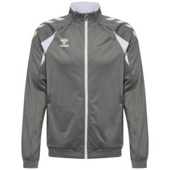 Kurtka z dresu Hummel Core 2.0. Białe kurtki damskie HUMMEL, bez wzorów, z dresówki, sportowe, bez kaptura. Za 223.50 zł.