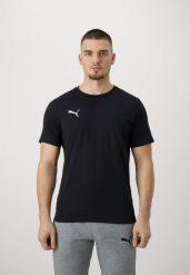 Koszulka Puma Team Goal. Czarne t-shirty sportowe męskie Puma, na lato, l, z bawełny, bez ramiączek, na fitness i siłownię. Za 79.99 zł.